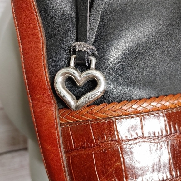 VINTAGE Brighton Caroline Leather Bucket Bag - Picture 3 of 12